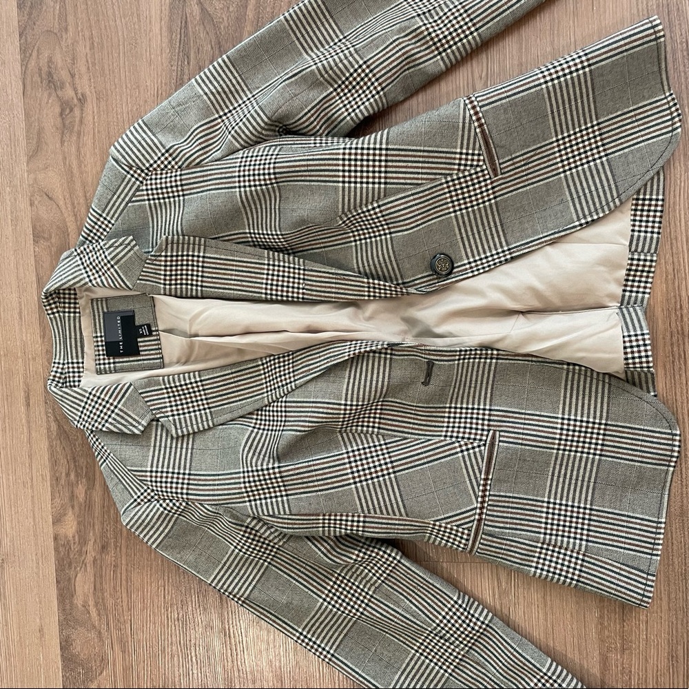 The Limited checkered blazer